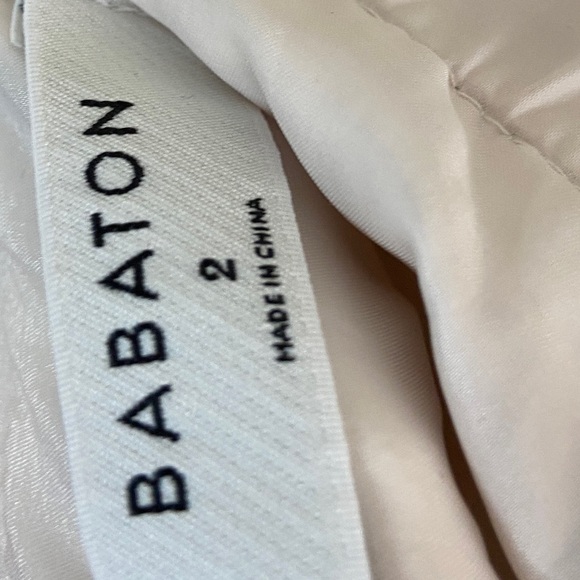 𝅺BABATON Aritzia flutter white jumpsuit - Picture 5 of 8